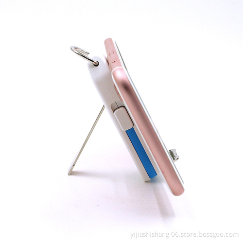 Yijiashishang 3-in-1 Charging Data Cable With Phone Holder Keychain For Android Type-c iPhone